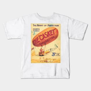 The "Casket" Cigarettes - Delightful to Inhale - Vintage Advertising Poster Design Kids T-Shirt